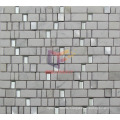 Glass and Aluminium Mix White Marble Mosaic (CS225)